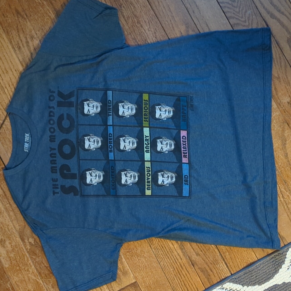 Moods of Spock Mens T-shirt